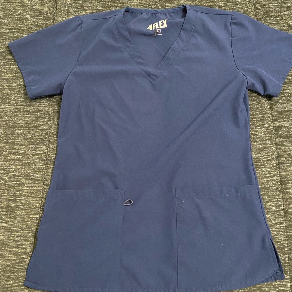 WORN ONCE DARK BLUE SCRUB JOGGER SET!